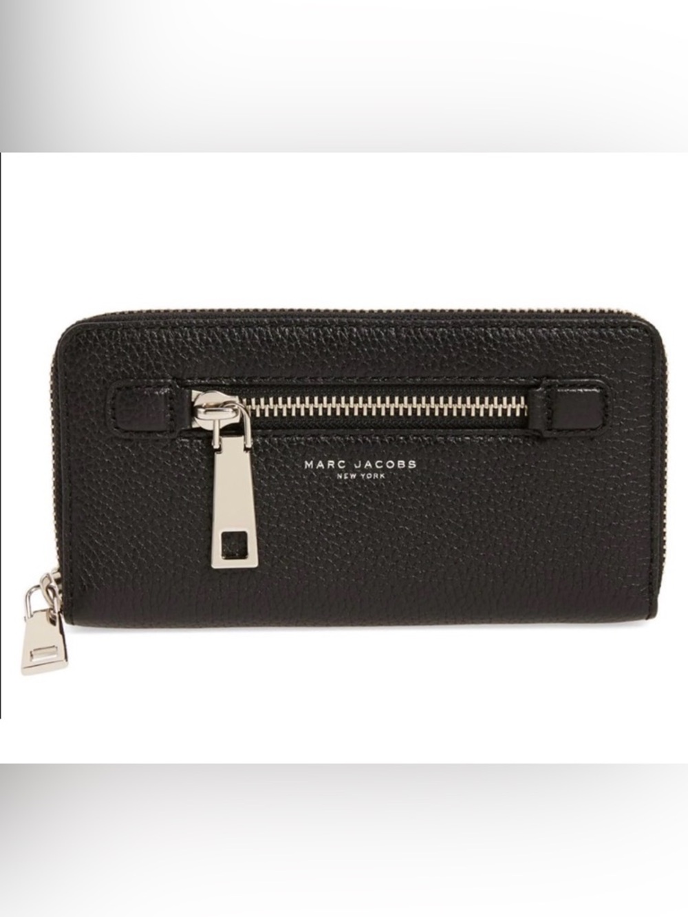 Marc Jacobs black leather wallet